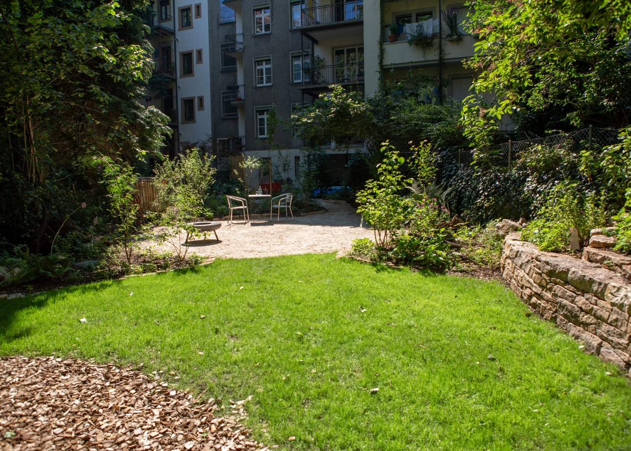 Trockensteinmauer Naturnaher Garten Basel